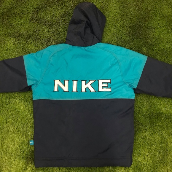 Vintage NIKE Puffer Jacket w hood NWT - Picture 2 of 6